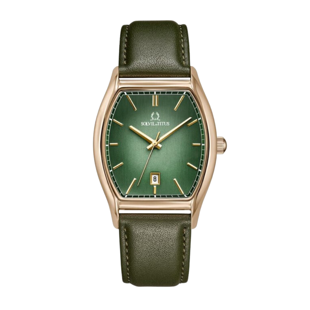 SOLVIL ET TITUS BARISTA W06-03325-006 HANDS DATE QUARTZ MEN