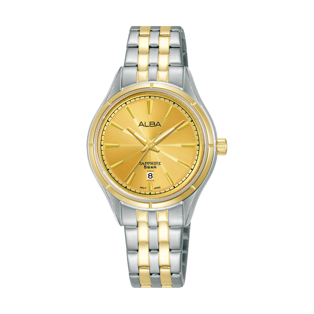 ALBA AH7CY2X PRESTIGE QUARTZ 3 HANDS DATE WOMEN WATCH