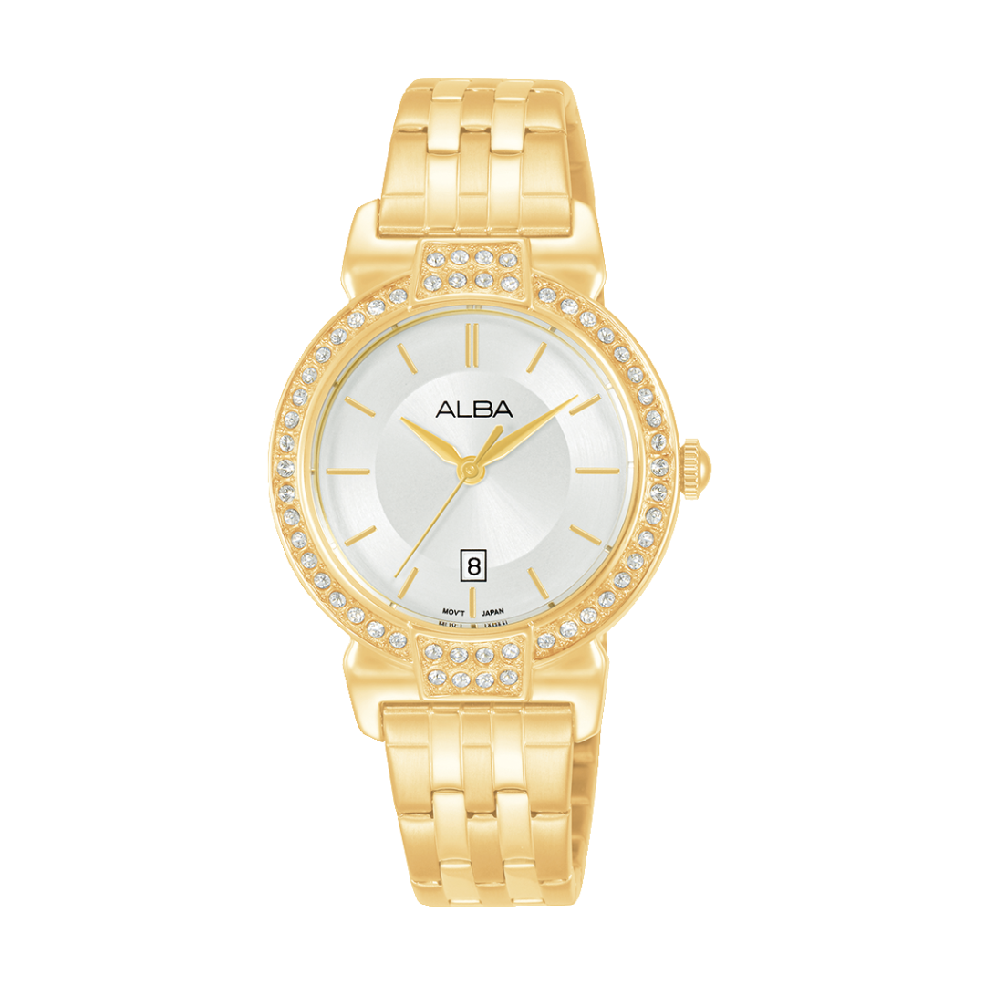 ALBA AH7CZ6X FASHION QUARTZ 3 HANDS DATE WOMEN WATCH