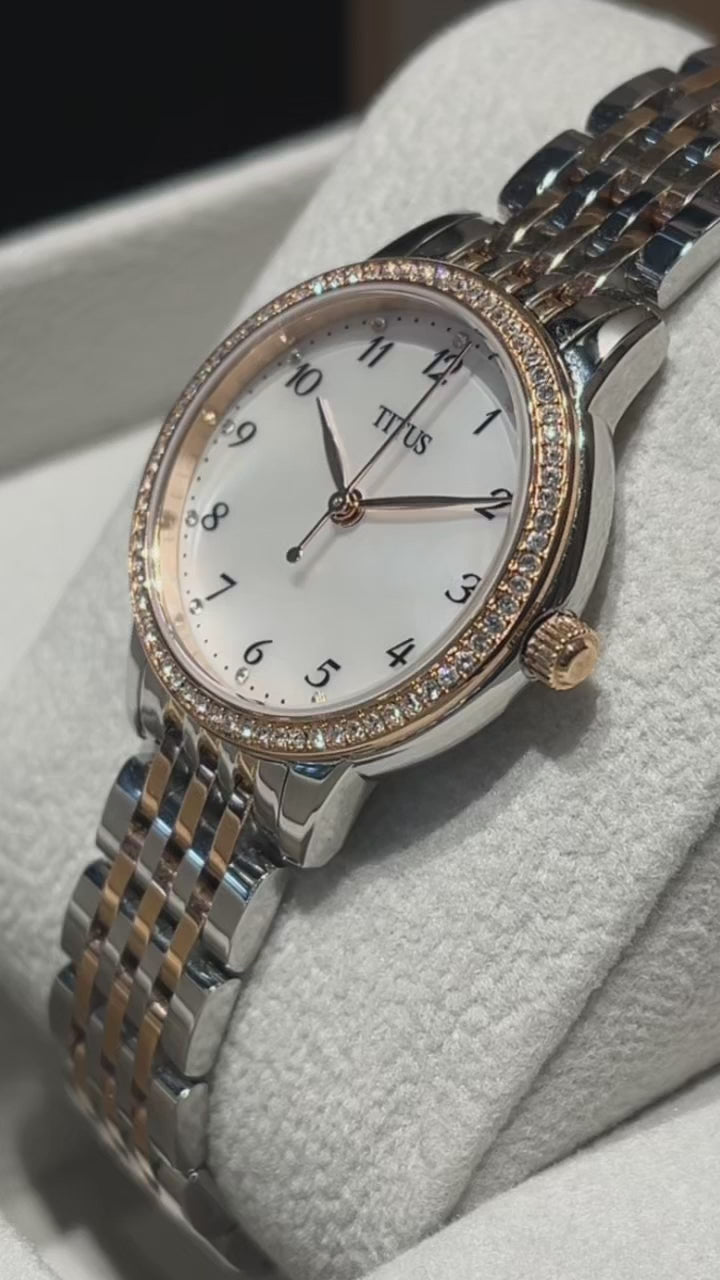 SOLVIL ET TITUS FAIR LADY W06-03374-003 3 HANDS QUARTZ WOMEN WATCH