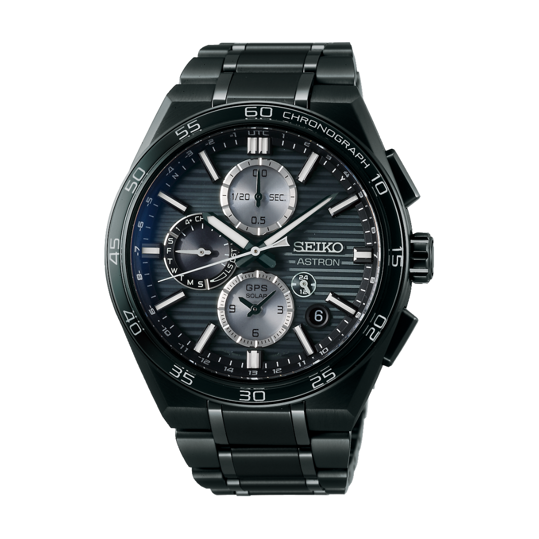 Seiko Astron SSH179J1 GPS Solar Dual-Time Chronograph Men Watch