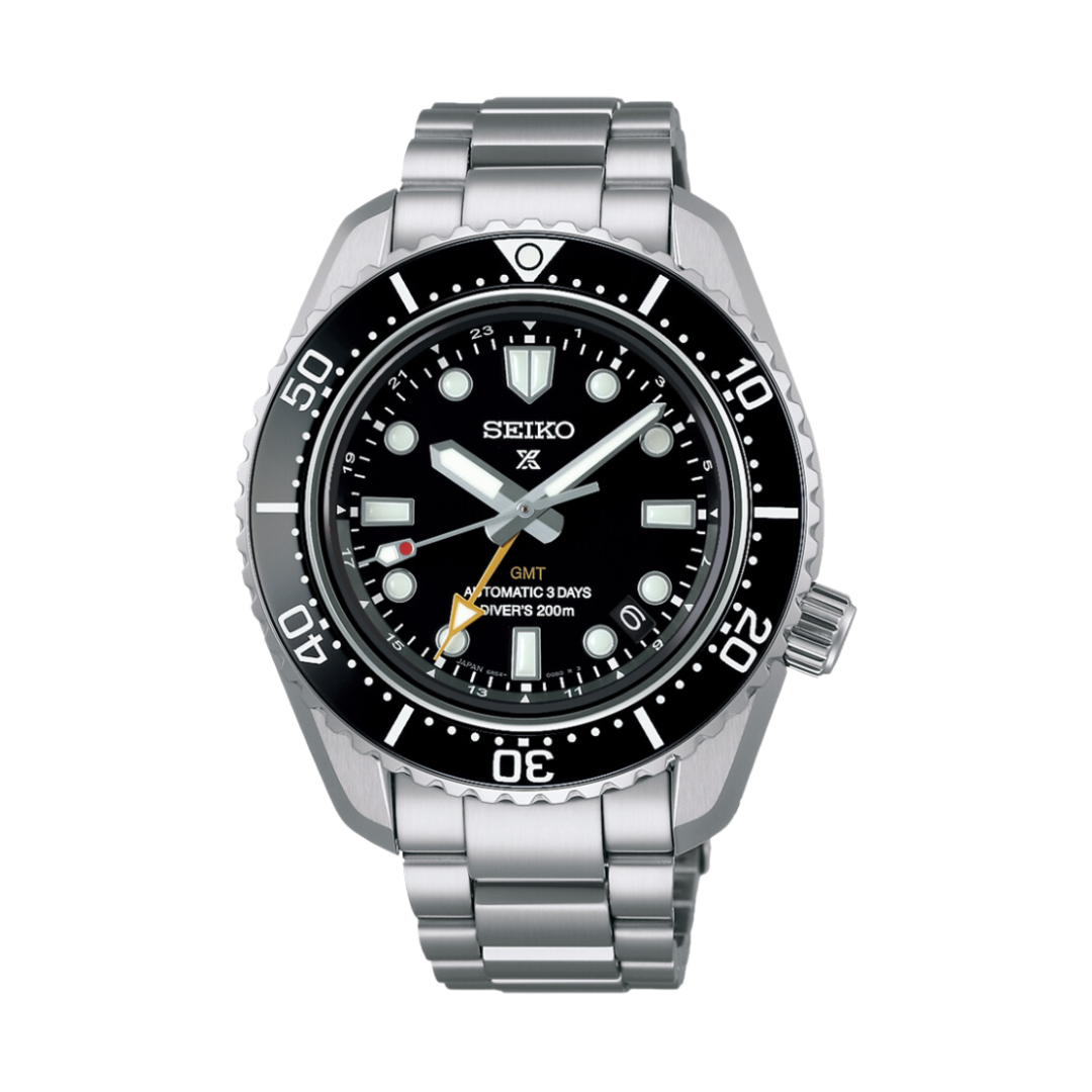 SEIKO 自動巻き GMT ブラック腕時計 Seiko Prospex SPB383J1 Automatic GMT Diver's | City Chain – City