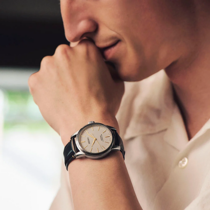 SEIKO PRESAGE SPB497J1 UNGLAZED ARITA PORCELAIN LIMITED EDITION MEN WATCH