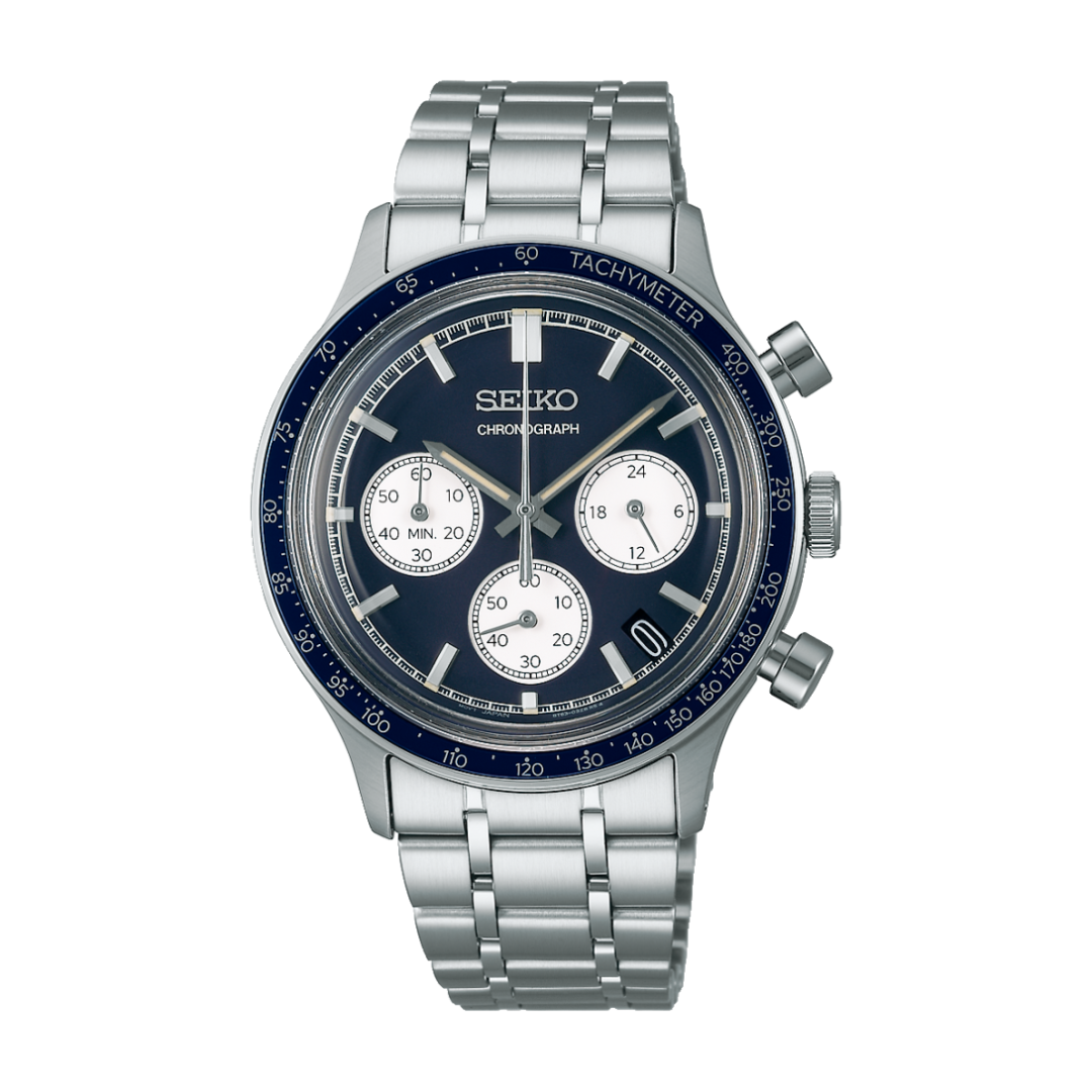 SEIKO CHRONOGRAPH SSB477P1 QUARTZ MEN WATCH
