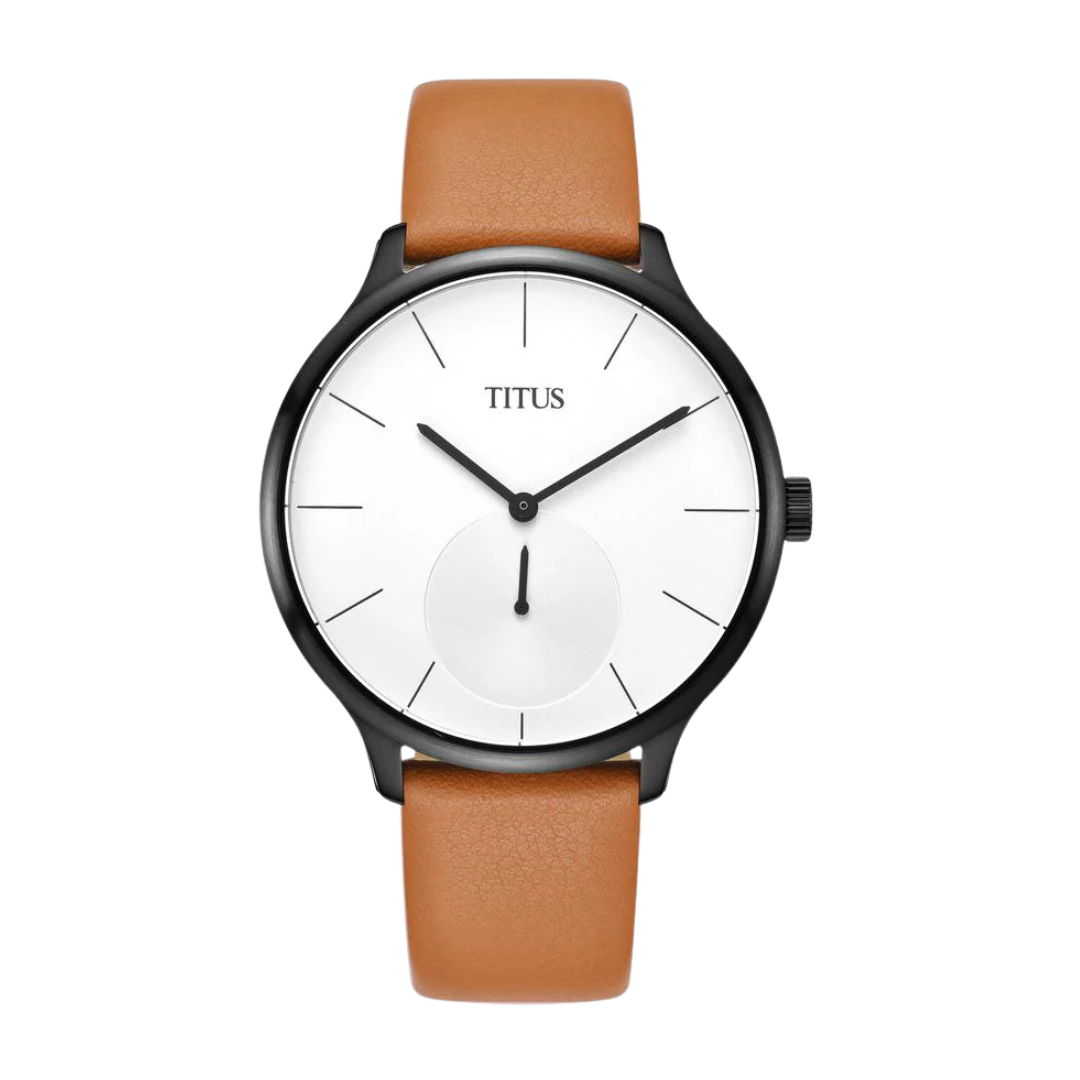 SOLVIL ET TITUS INTERLUDE W06-03053-006 2 HANDS SMALL SECOND QUARTZ MEN WATCH