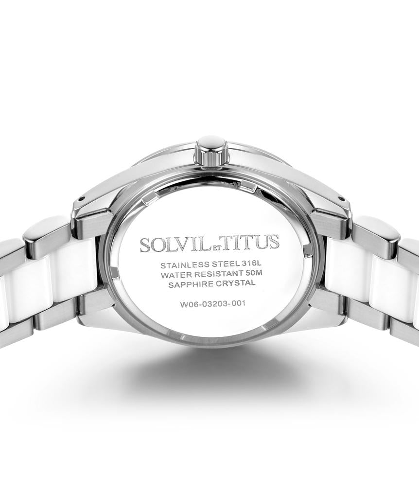 SOLVIL ET TITUS PERSE W06-03203-001 MULTI-FUNCTION QUARTZ WOMEN WATCH