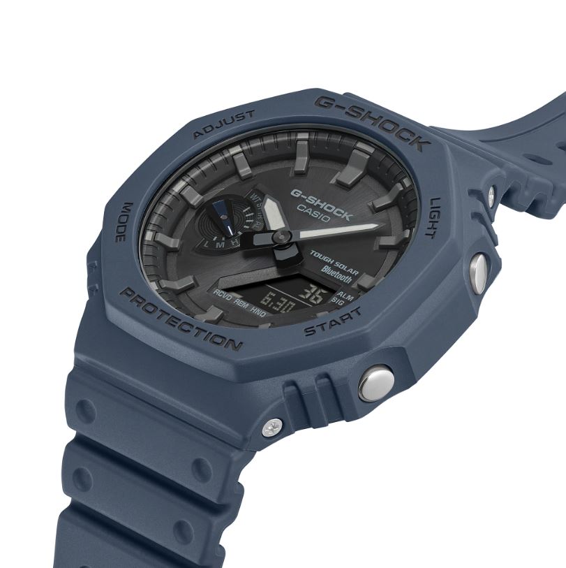 CASIO G-SHOCK GA-B2100-2ADR SOLAR ANALOG-DIGITAL BLUE WATCH