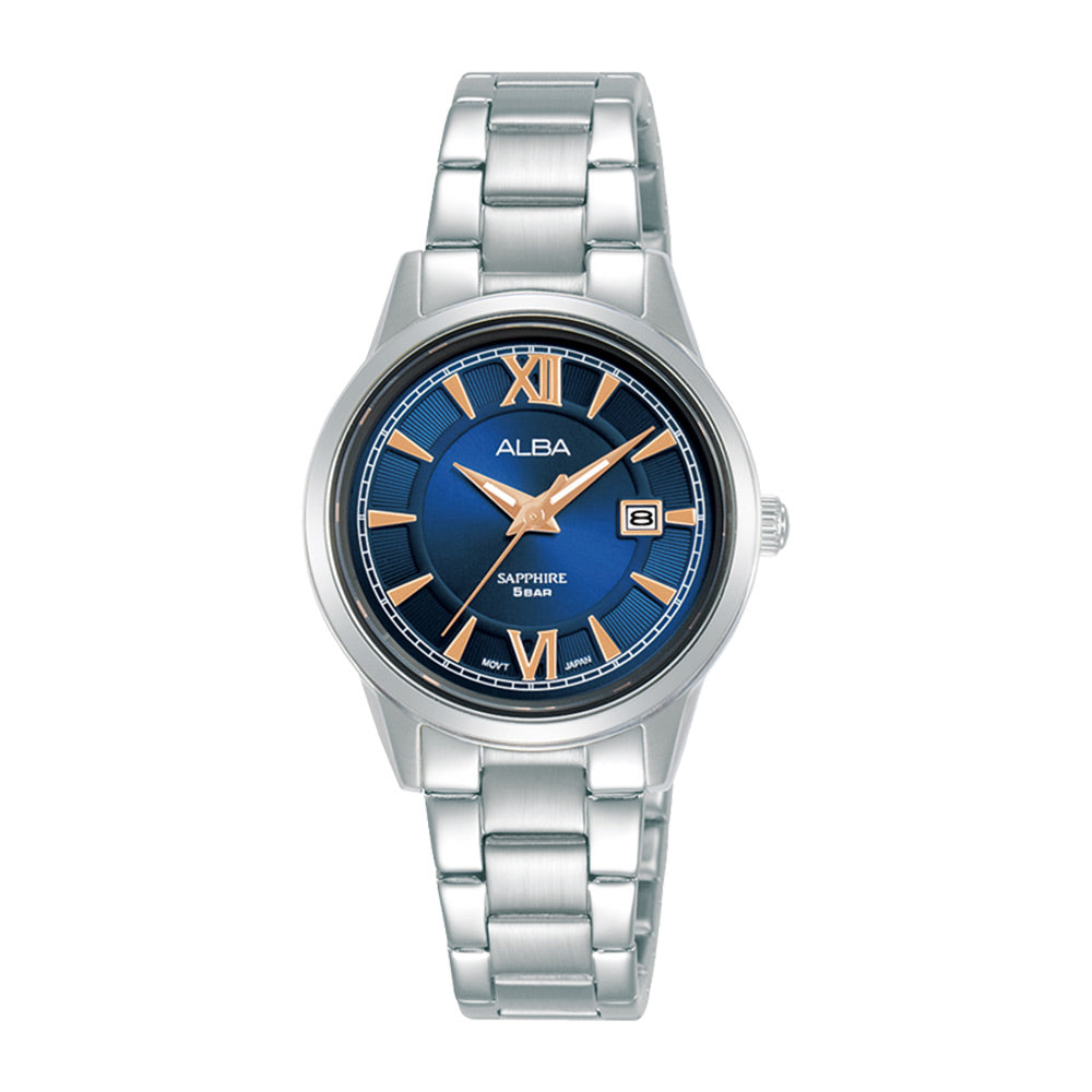 ALBA AH7AK9X PRESTIGE 3 HANDS DATE QUARTZ WOMEN WATCH