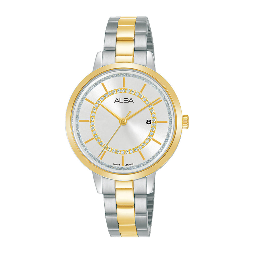 ALBA AH7T94X FASHION QUARTZ 3 HANDS DATE WOMEN WATCH