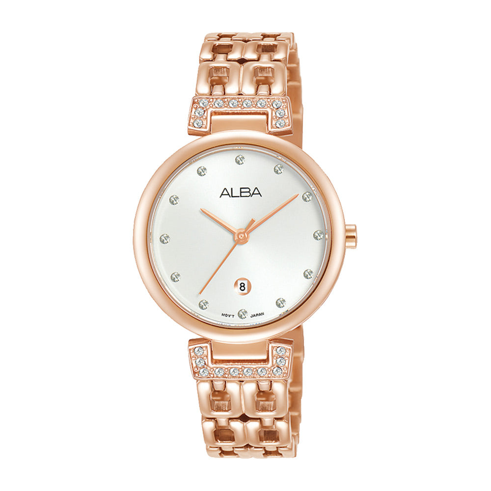 ALBA AH7U84X FASHION QUARTZ 3 HANDS DATE WOMEN WATCH