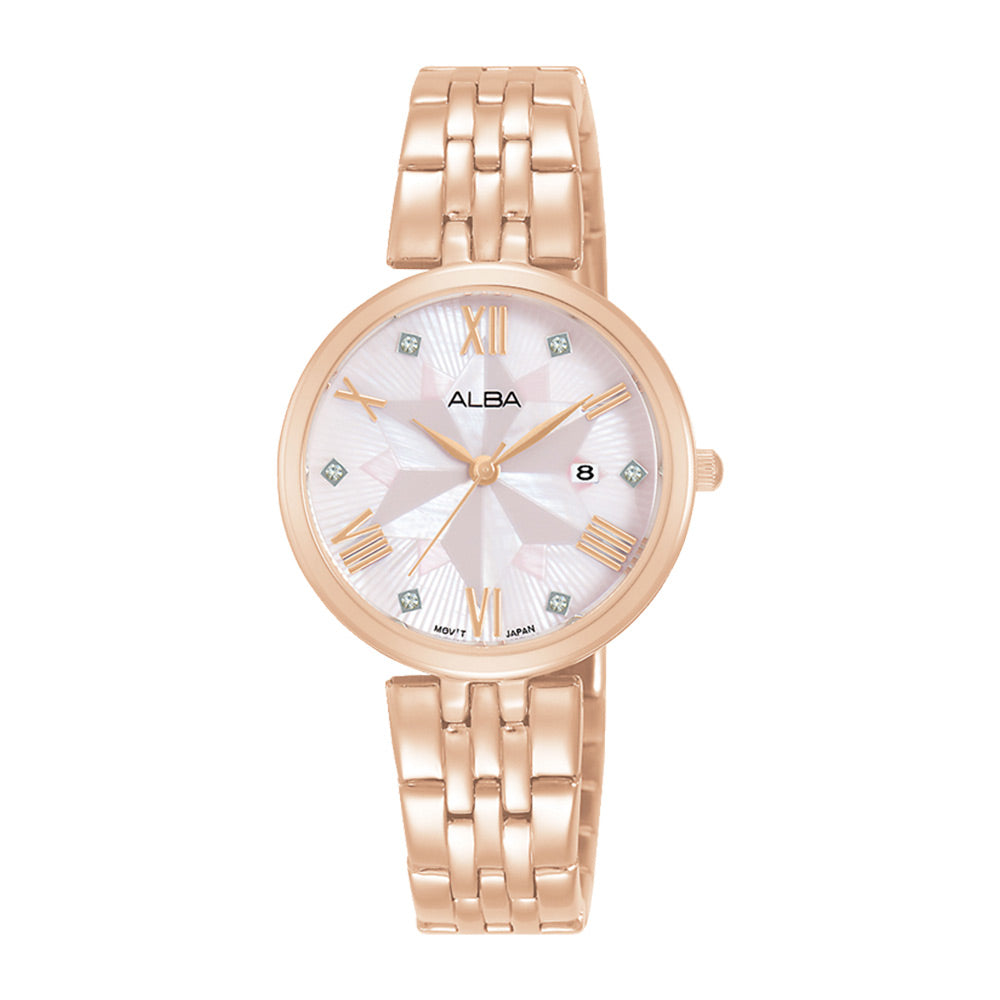 ALBA AH7Z74X FASHION QUARTZ 3 HANDS DATE WOMEN WATCH