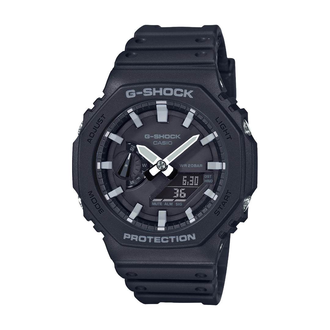 CASIO G-SHOCK GA-2100-1ADR STANDARD ANALOG-DIGITAL BLACK WATCH