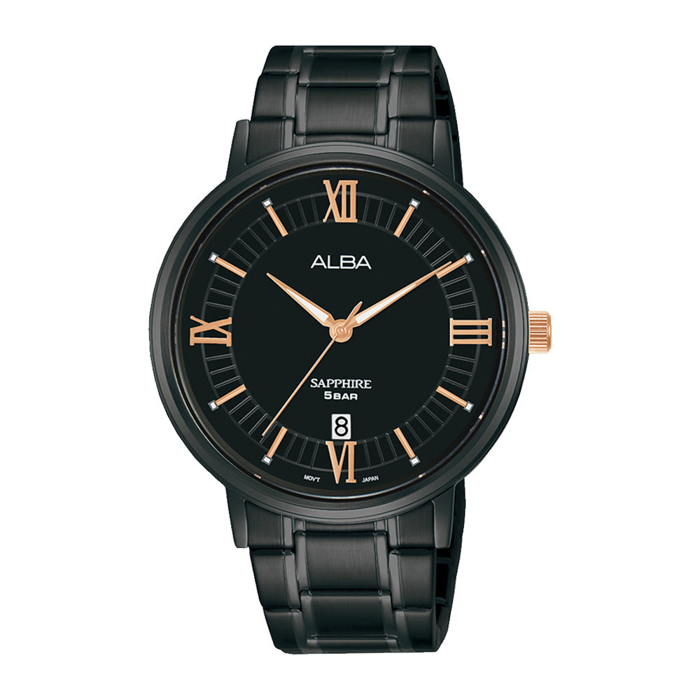 ALBA AS9L19X PRESTIGE QUARTZ 3 HANDS DATE MEN WATCH