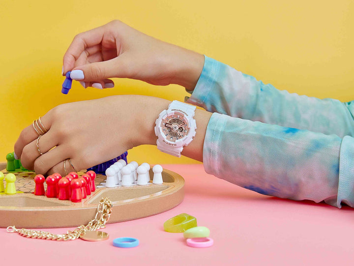 CASIO BABY-G BA-110XRG-7ADR ANALOG-DIGITAL WHITE WATCH