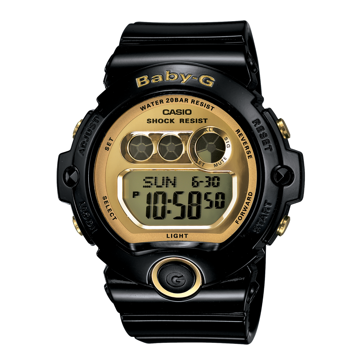 Baby g discount shock black