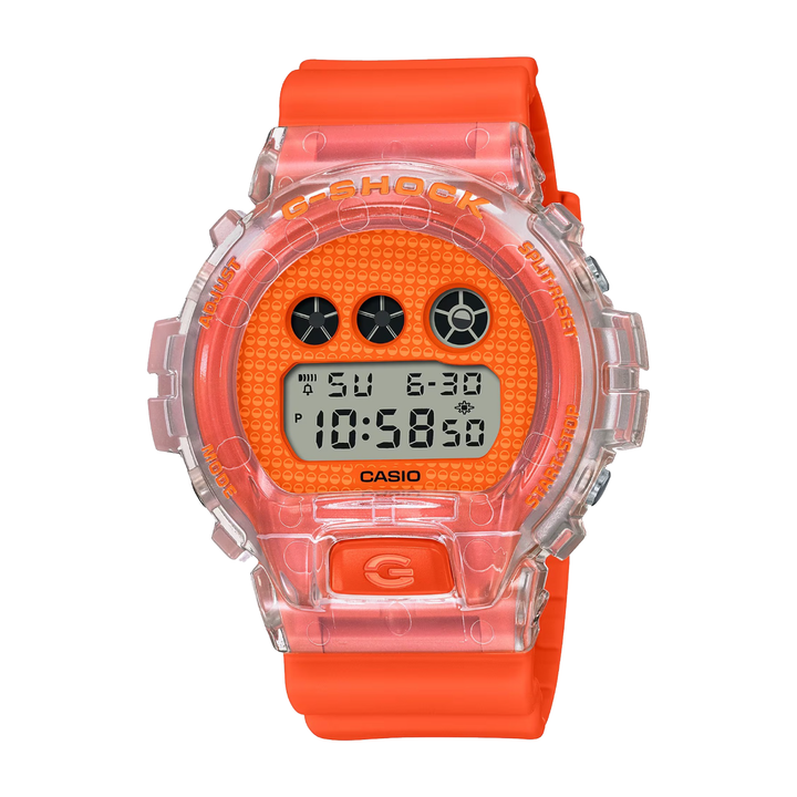 CASIO G-SHOCK DW-6900GL-4DR LUCKY DROP DIGITAL ORANGE WATCH