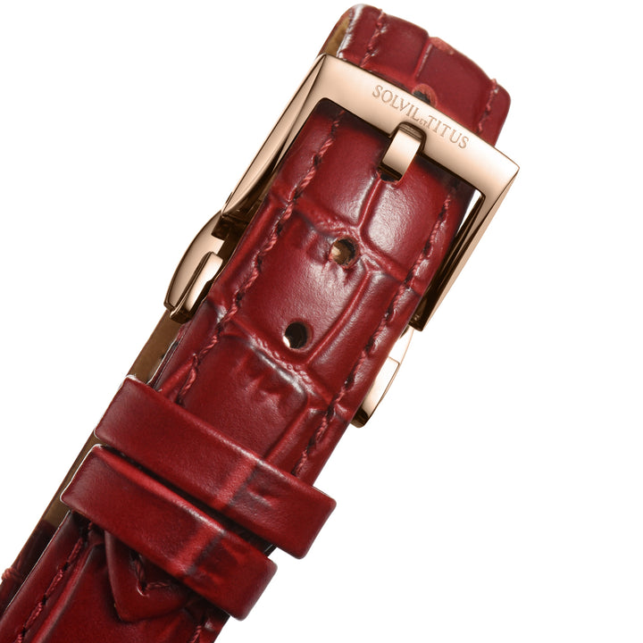 SOLVIL ET TITUS SONVILIER W06-03181-004 3 HANDS DATE AUTOMATIC WOMEN WATCH