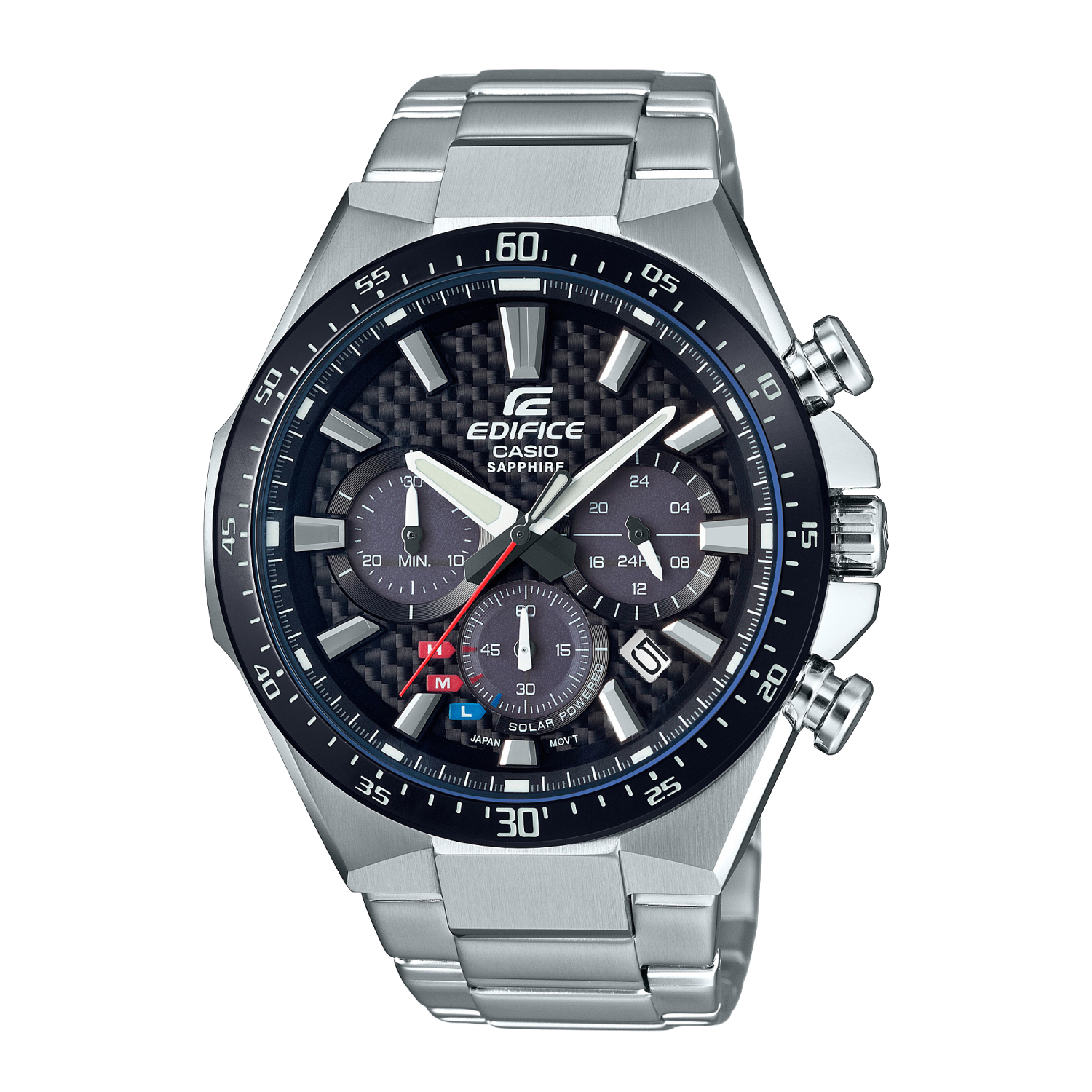 Edifice retrograde chrono clearance sapphire solar