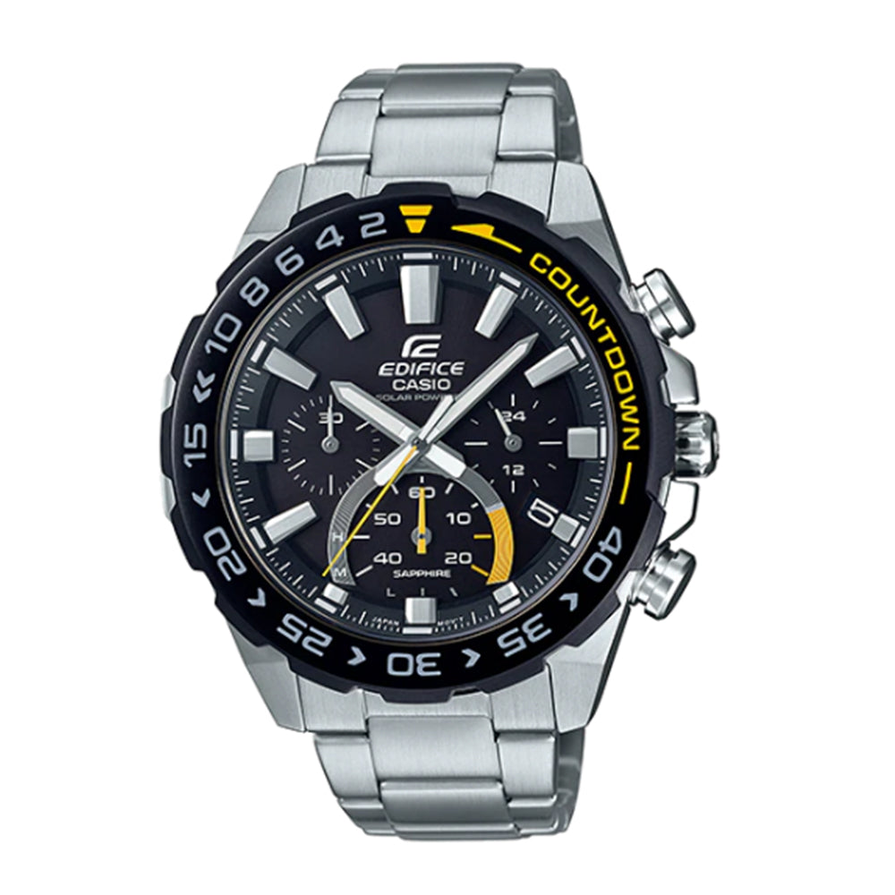 CASIO EDIFICE EFS-S550DB-1AVUDF SOLAR CHRONOGRAPH STAINLESS STEEL MEN WATCH