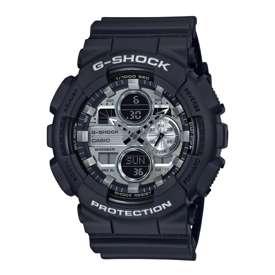 CASIO G-SHOCK GA-140GM-1A1DR SPECIAL COLOUR MODELS BLACK WATCH