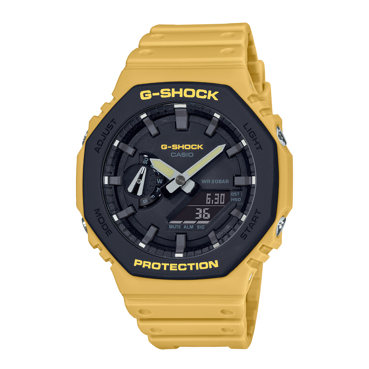 G shock 2025 aviator yellow