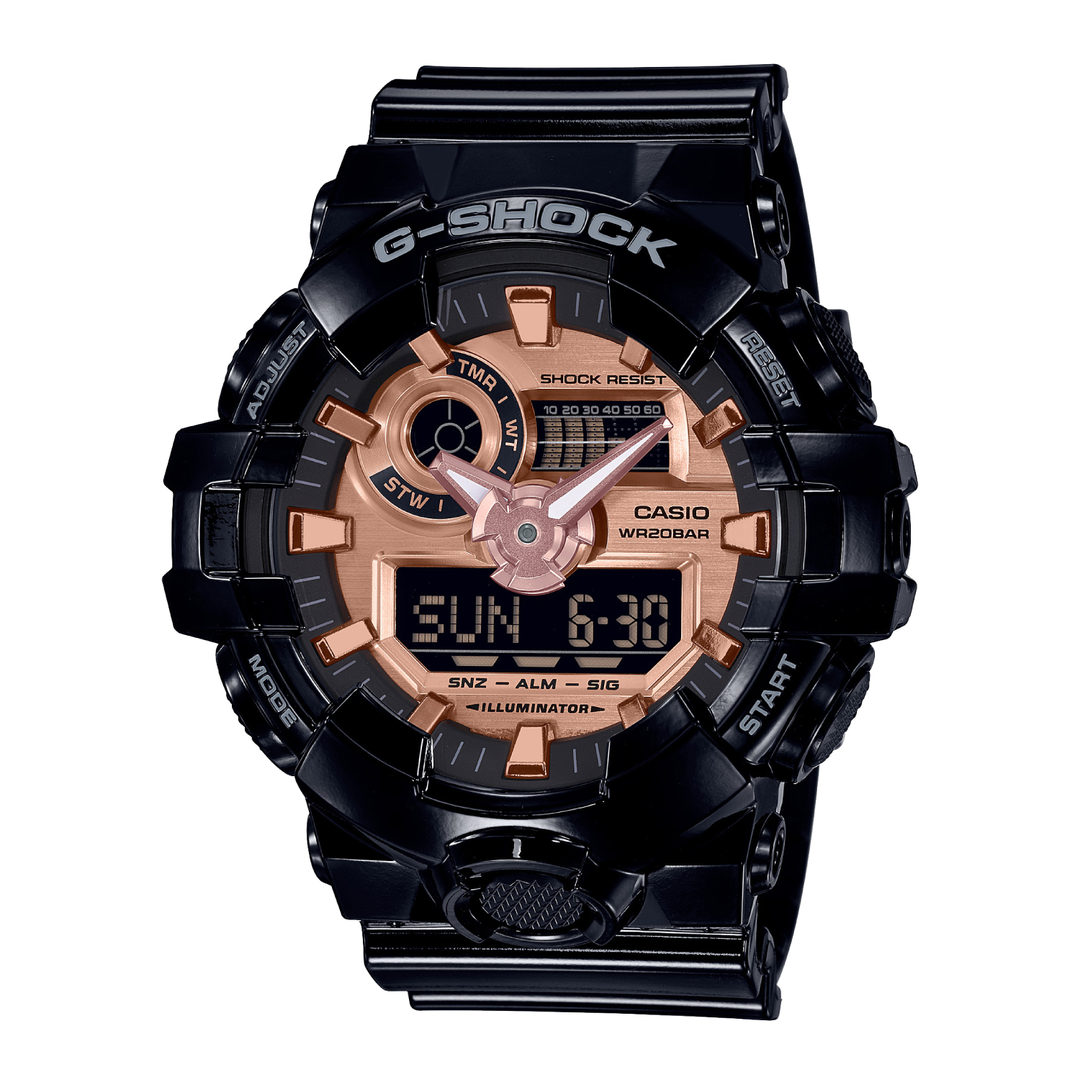 CASIO G-SHOCK GA-700MMC-1ADR SPECIAL COLOUR MODELS BLACK WATCH