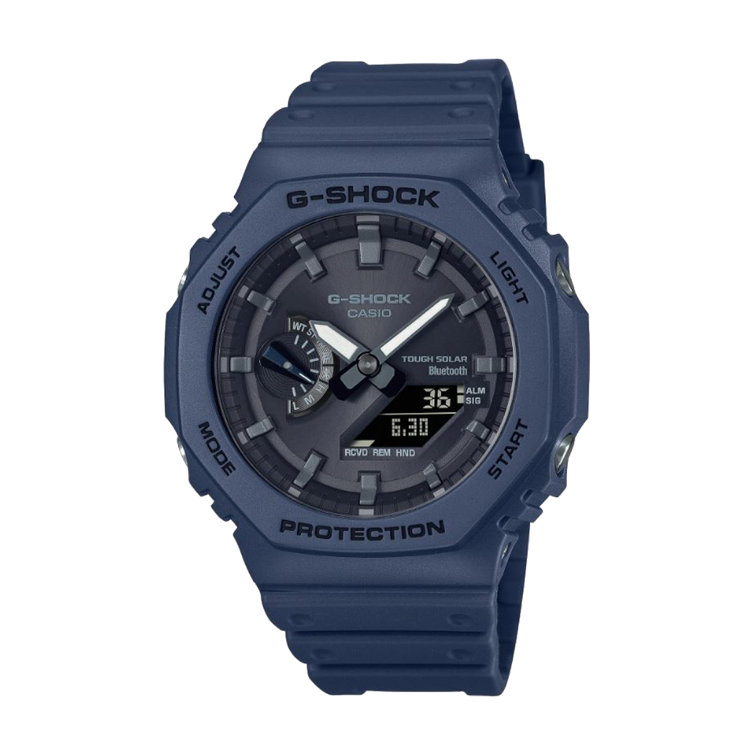 CASIO G-SHOCK GA-B2100-2ADR SOLAR ANALOG-DIGITAL BLUE WATCH