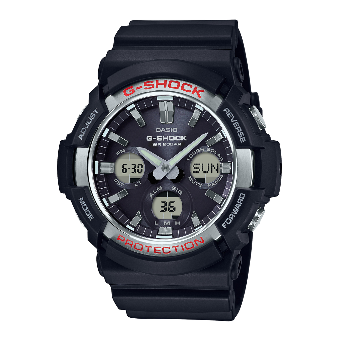 CASIO G-SHOCK GAS-100-1ADR STANDARD ANALOG-DIGITAL BLACK WATCH