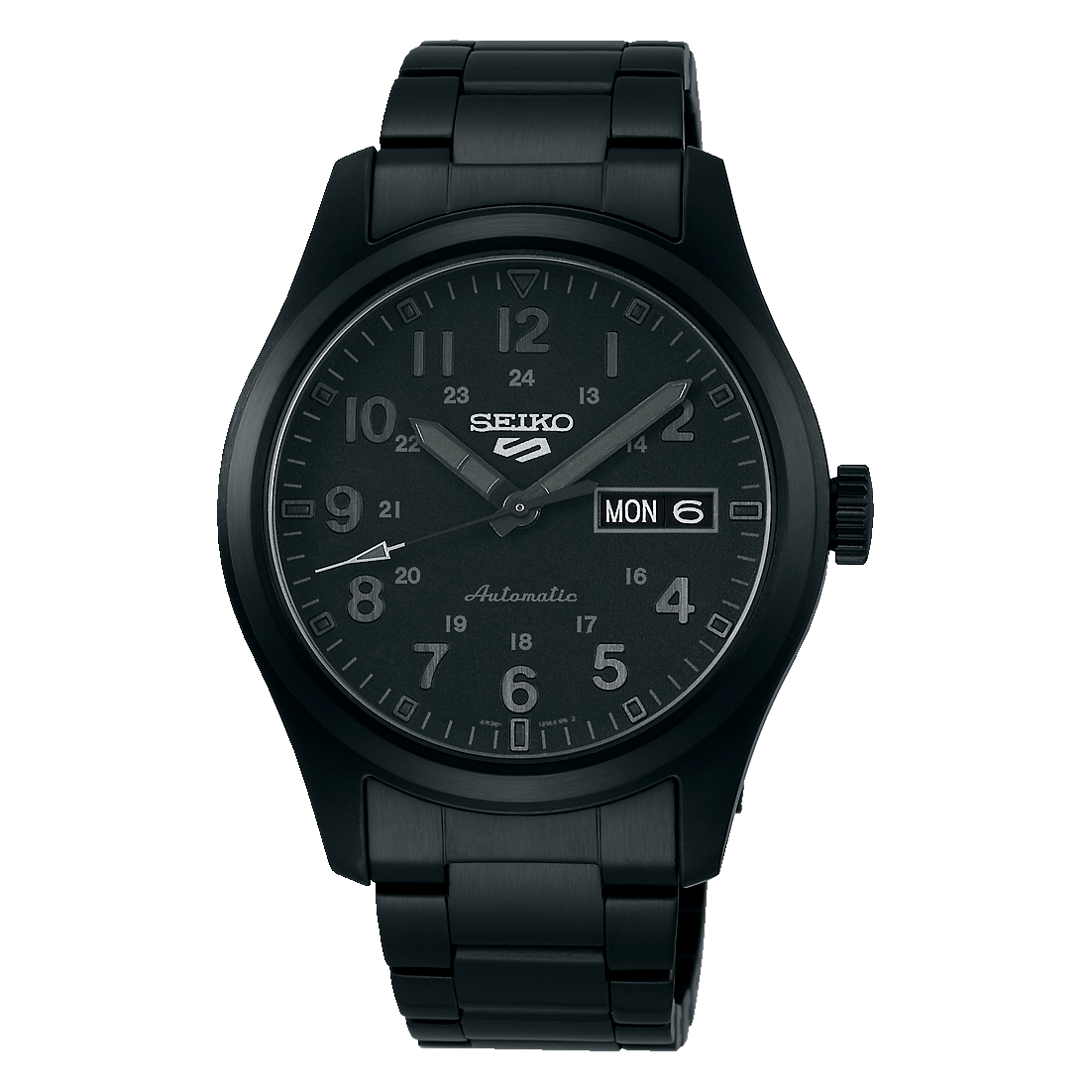Seiko 5 black dial hotsell