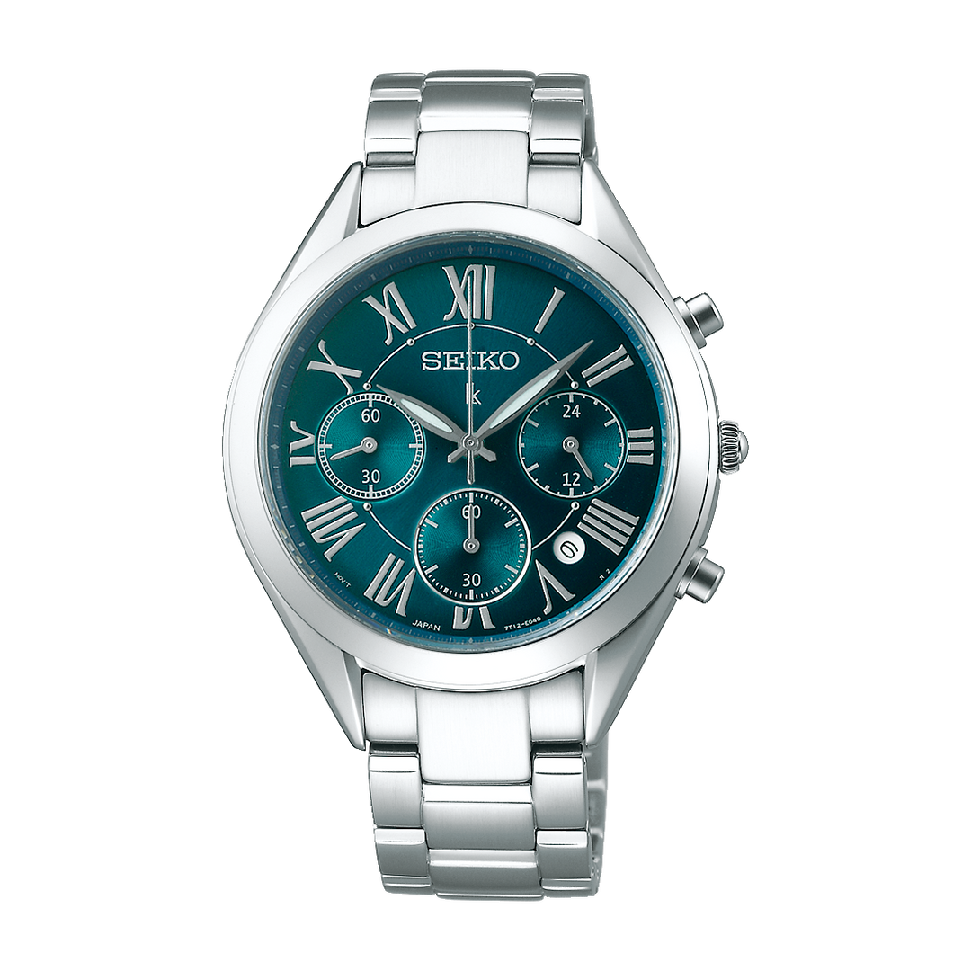 SEIKO LUKIA SRWZ07P1 CHRONOGRAPH 7T12 QUARTZ WOMEN WATCH