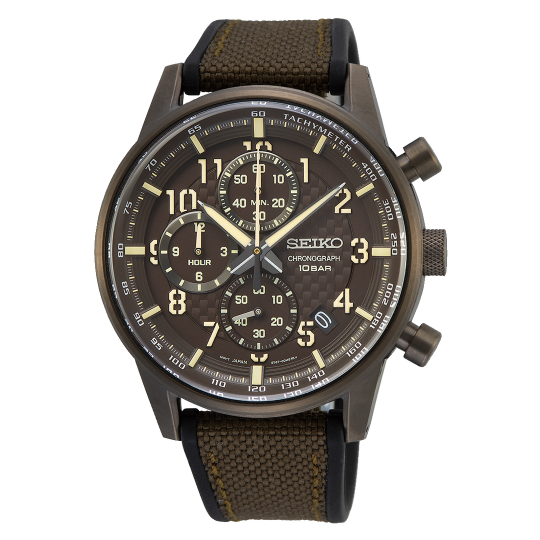SEIKO SSB371P1 QUARTZ CHRONOGRAPH MEN WATCH