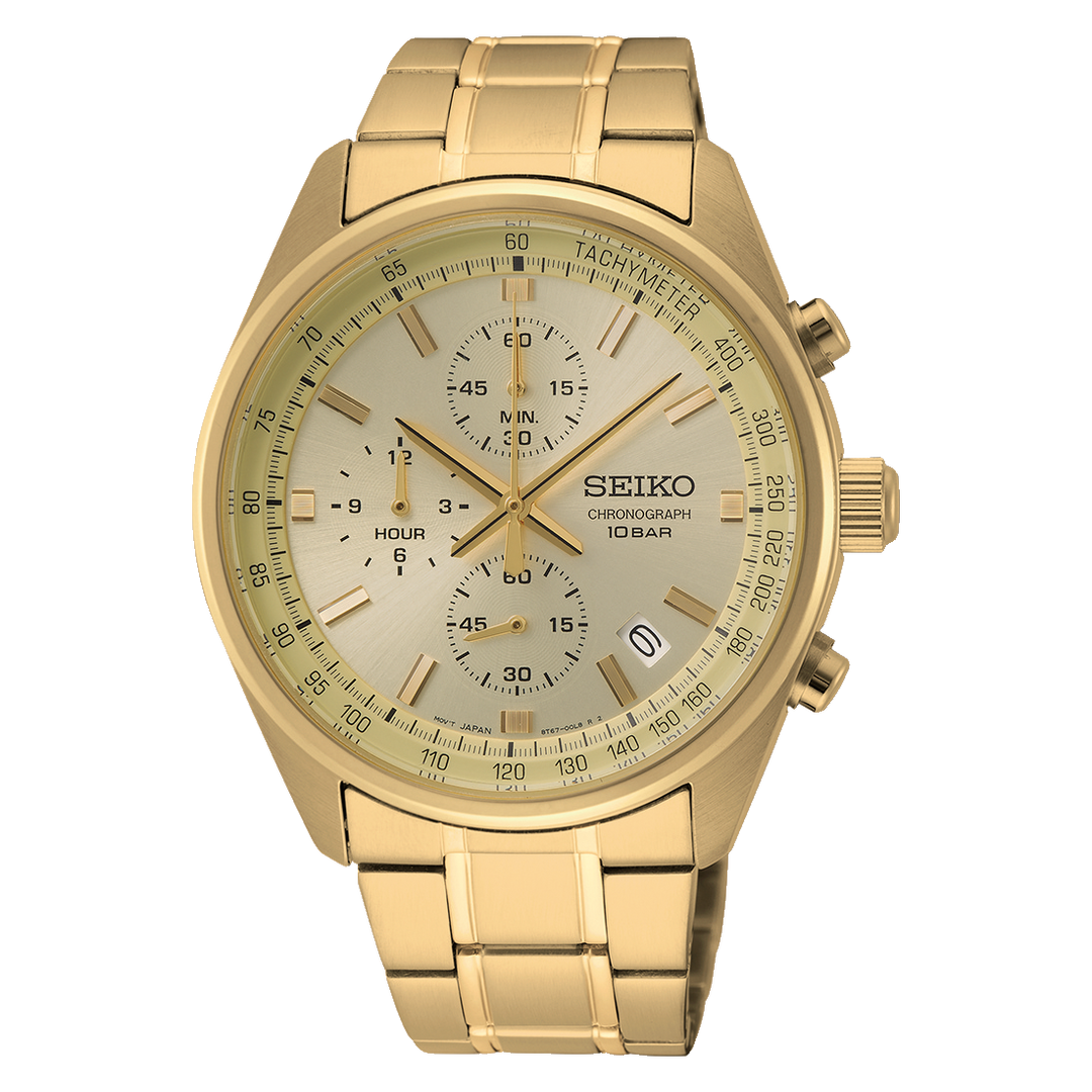 SEIKO SSB382P1 QUARTZ CHRONOGRAPH MEN WATCH