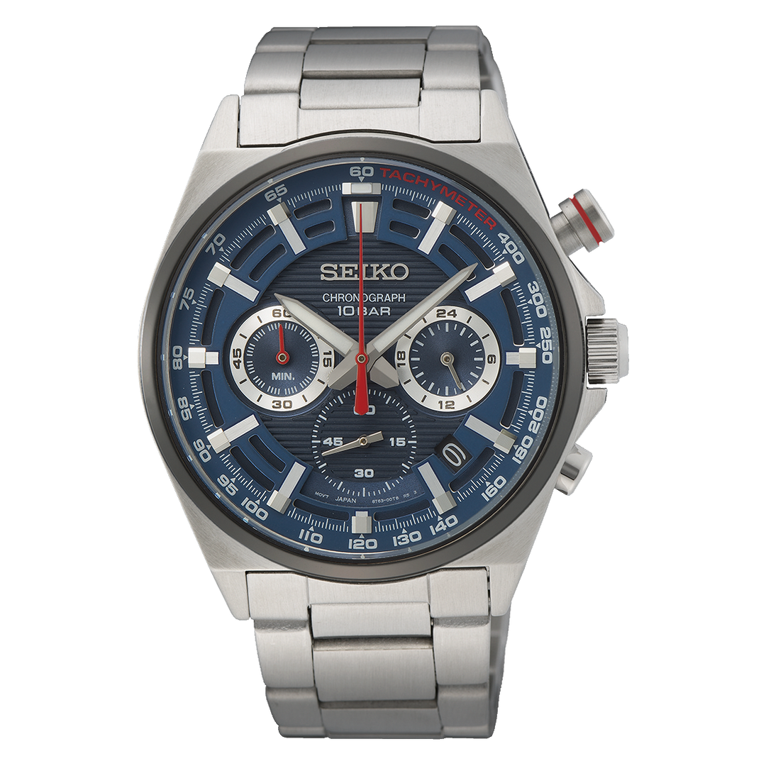 SEIKO SSB407P1 QUARTZ CHRONOGRAPH MEN WATCH