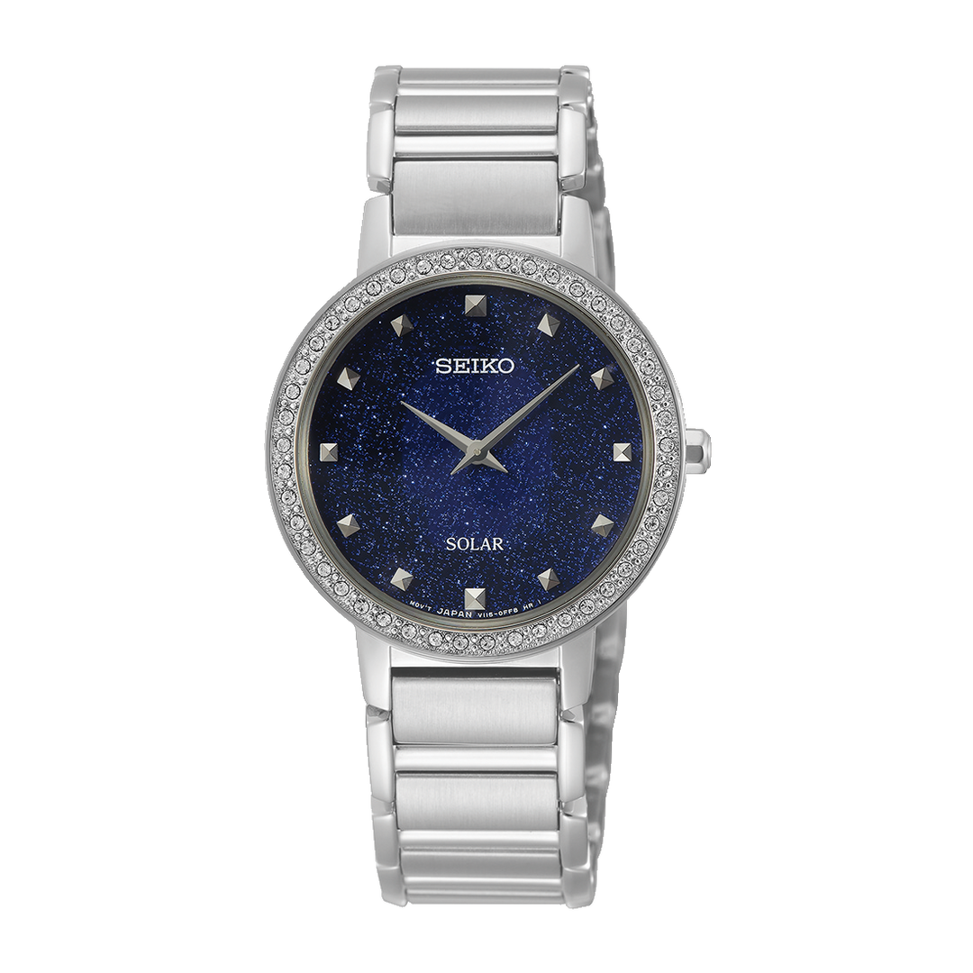 SEIKO SUP433P1 SOLAR 2 HANDS WOMEN WATCH