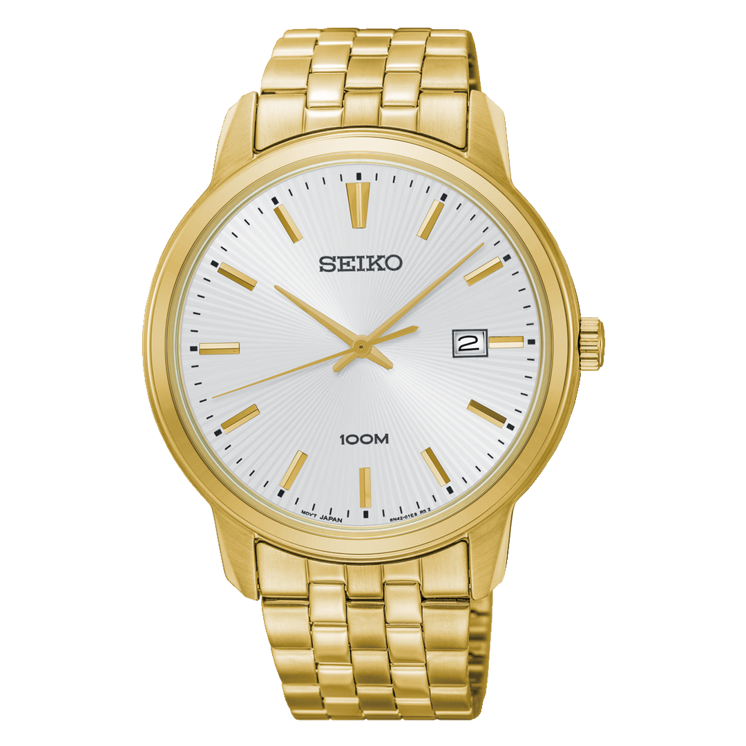 SEIKO SUR264P1 QUARTZ ANALOG 3 HANDS DATE MEN WATCH
