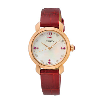 SEIKO SUR502P1 VALENTINE'S SPECIAL EDITION QUARTZ ANALOG 3 HANDS WOMEN WATCH