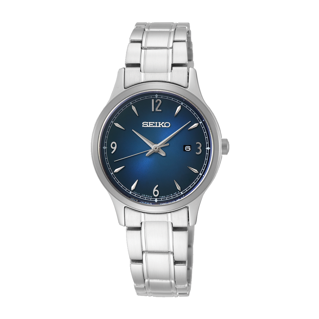 SEIKO SXDG99P1 QUARTZ ANALOG 3 HANDS DATE WOMEN WATCH