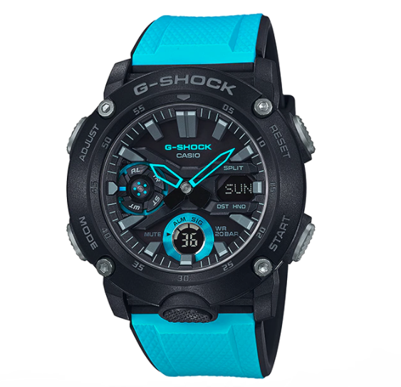 G shock 2025 ga 2000 blue