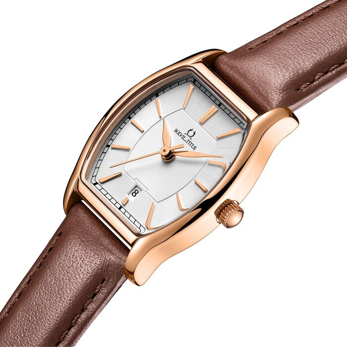 SOLVIL ET TITUS BARISTA W06-02825-010 3 HANDS DATE QUARTZ WOMEN WATCH