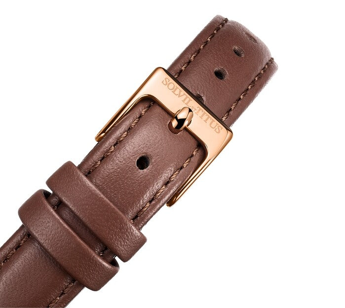 SOLVIL ET TITUS BARISTA W06-02825-010 3 HANDS DATE QUARTZ WOMEN WATCH