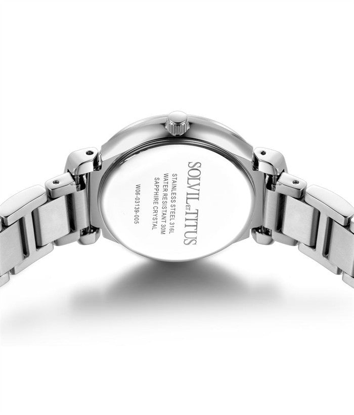 SOLVIL ET TITUS FAIR LADY W06-03139-005 3 HANDS DATE QUARTZ WOMEN WATCH