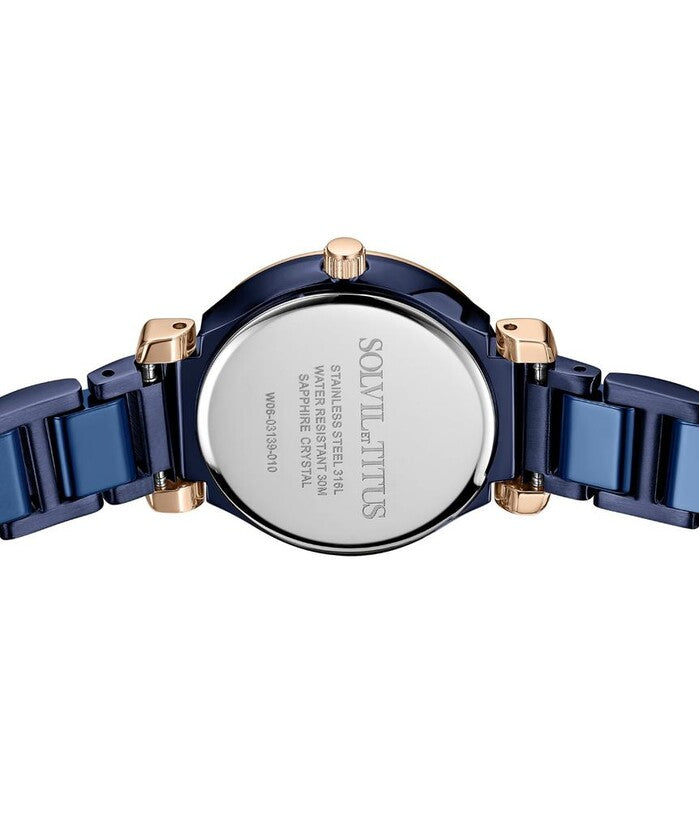SOLVIL ET TITUS FAIR LADY W06-03139-010 3 HANDS DATE QUARTZ WOMEN WATCH