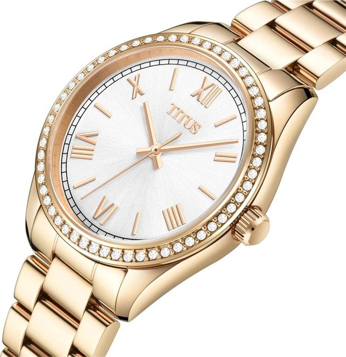 SOLVIL ET TITUS FAIR LADY W06-03150-013 3 HANDS QUARTZ WOMEN WATCH