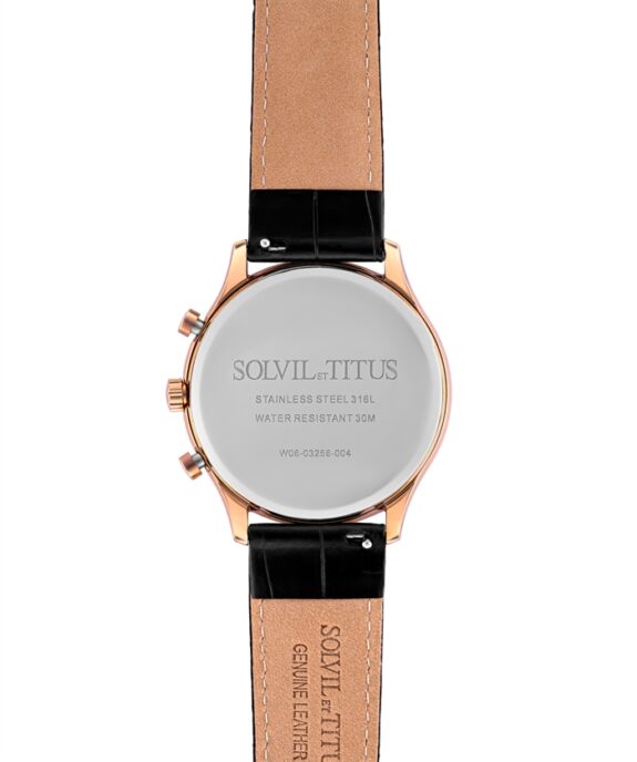 SOLVIL ET TITUS CLASSICIST W06-03256-004 MULTI-FUNCTION QUARTZ MEN WATCH