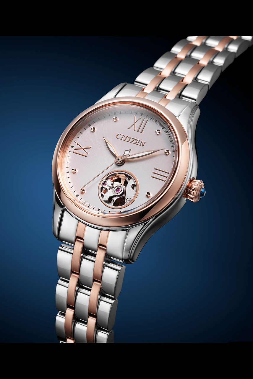 CITIZEN PR1044-87X LUNA SERIES MECHANICAL WOMEN WATCH
