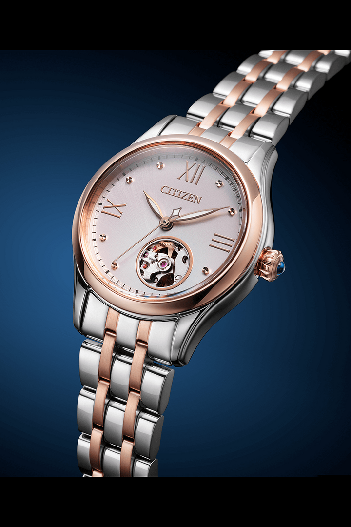 CITIZEN PR1044-87X LUNA SERIES MECHANICAL WOMEN WATCH