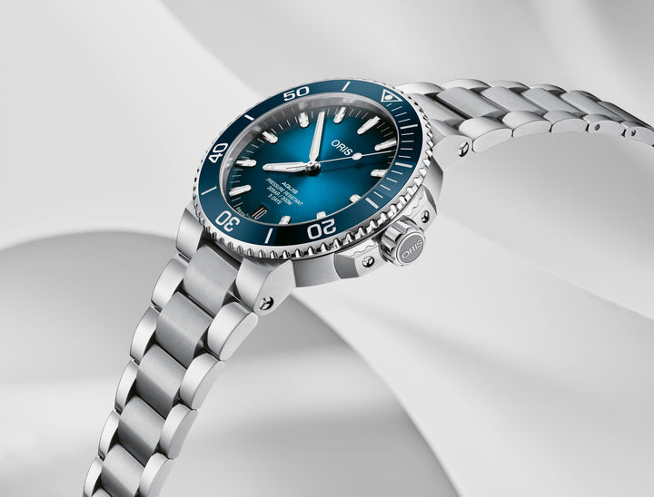ORIS AQUIS DATE CALIBRE 400 400 7763 4135-07 8 24 09PEB MECHANICAL MEN WATCH