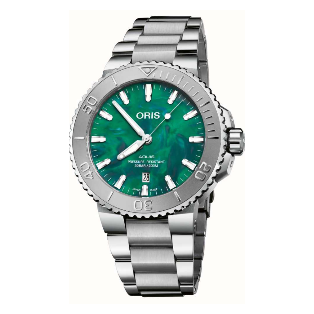 ORIS X BRACENET AQUIS 01 733 7730 4137-07 8 24 05PEB MECHANICAL MEN WATCH