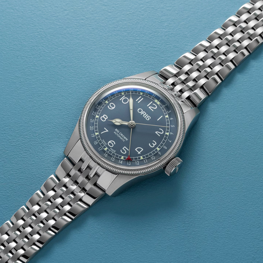 ORIS BIG CROWN 01 754 7741 4065-07 8 20 22 POINTER DATE MECHANICAL MEN WATCH