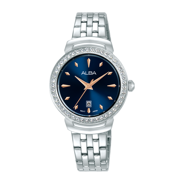 ALBA AH7FC7X FASHION QUARTZ BLUE DIAL WOMEN WATCH